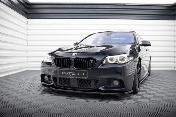 FOR BMW - 5 SERIES - F10 - M PACK - FRONT SPLITTER V4
