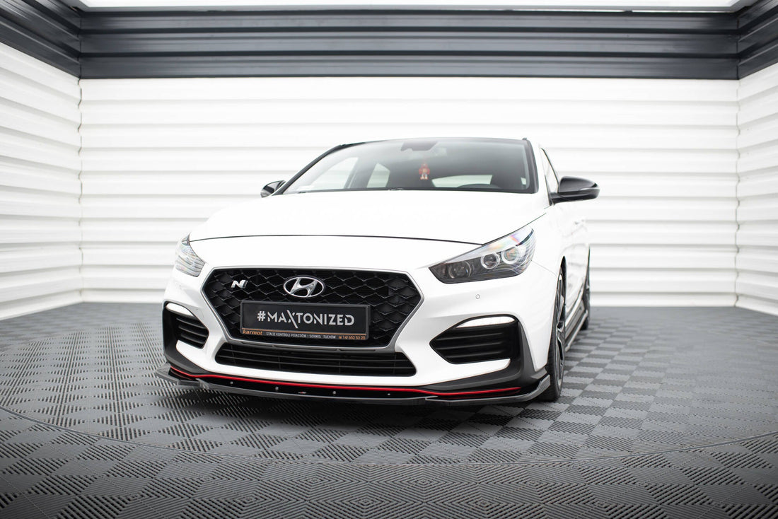 Front Splitter V.4 suitable for Hyundai I30 N Mk3 Hatchback/ Fastback