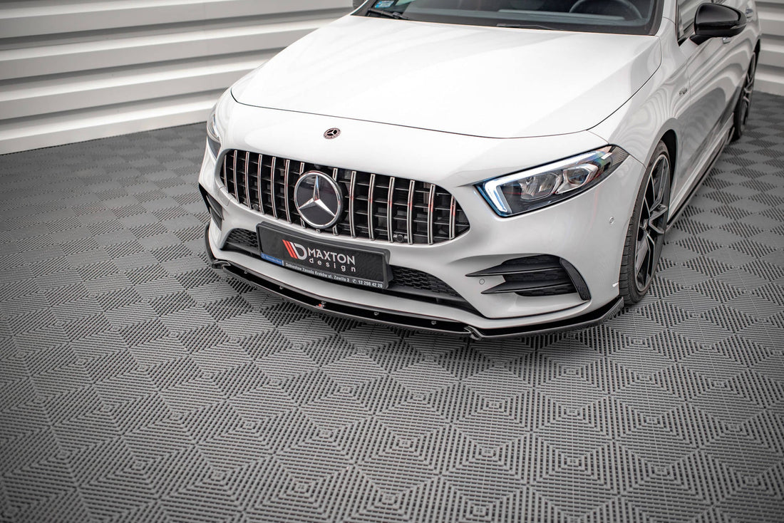 Front Splitter V.4 suitable for Mercedes A35 AMG / AMG-Line W177