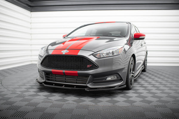 FOR FORD FOCUS - MK3 ST - FACELIFT - FRONT SPLITTER - V5