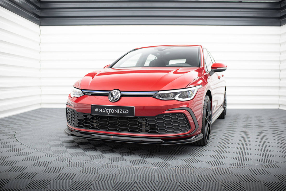 Front Splitter V.6 suitable for Volkswagen Golf GTI / GTE / GTD / R-Line Mk8