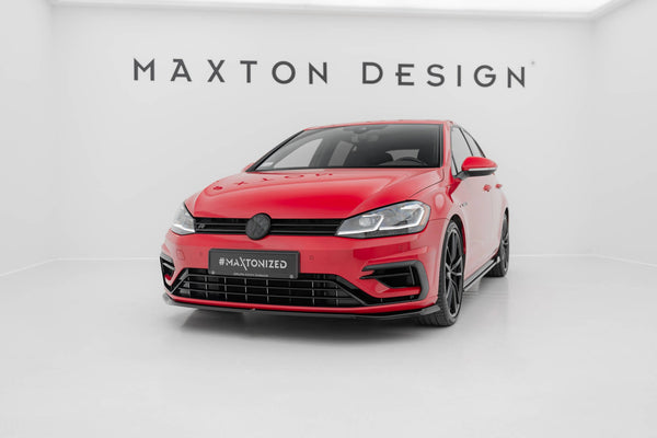 FOR VOLKSWAGEN - MK7.5 GOLF R - FACELIFT - FRONT SPLITTER - V7