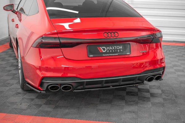 FOR AUDI - C8 A7 S-LINE / S7 - CENTRAL REAR SPLITTER