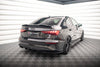 FOR AUDI - A3 / S3  - S-LINE - 8Y - CENTRAL REAR SPLITTER (WITH VERTICAL BARS)