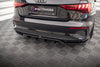 FOR AUDI - A3 / S3  - S-LINE - 8Y - CENTRAL REAR SPLITTER (WITH VERTICAL BARS)