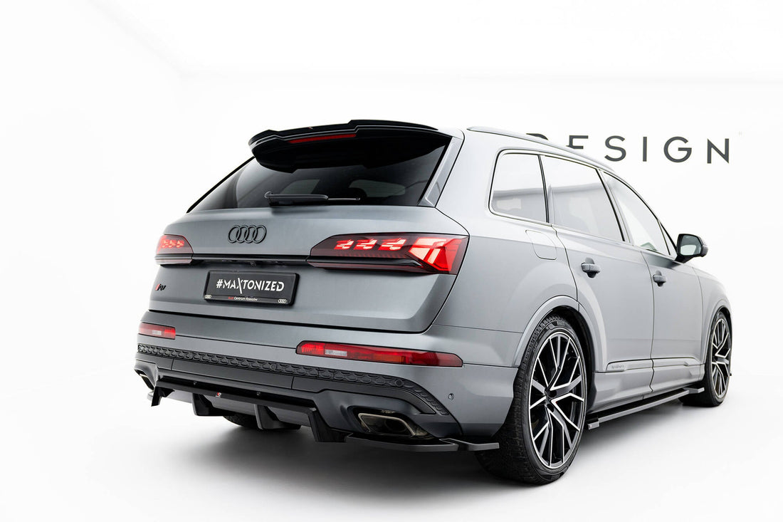 Rear Splitter (With Vertical Bars) suitable for Audi Q7 S-Line Mk2 Facelift 2