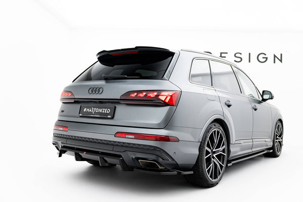 FOR AUDI - Q7 S-LINE - MK2 FACELIFT 2 - REAR SPLITTER (WITH VERTICAL BARS)