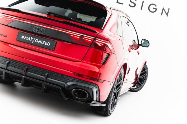 FOR AUDI - RSQ8 - MK1 FACELIFT - REAR SPLITTER (WITH VERTICAL BARS)