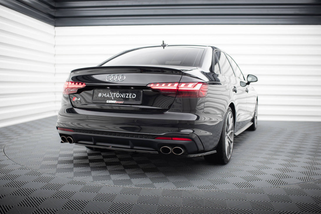 FOR AUDI - S4 - B9 FACELIFT - CENTRAL REAR SPLITTER (WITH VERTICAL BARS)