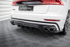 FOR AUDI - SQ8 MK1 - CENTRAL REAR SPLITTER (WITH VERTICAL BARS)