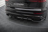 FOR AUDI - SQ8 / Q8 S-LINE - MK1 FACELIFT - CENTRAL REAR SPLITTER (WITH VERTICAL BARS)
