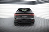 FOR AUDI - SQ8 / Q8 S-LINE - MK1 FACELIFT - CENTRAL REAR SPLITTER (WITH VERTICAL BARS)