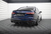 FOR AUDI - A4 S-LINE - B9 FACELIFT - REAR SPLITTER (WITH VERTICAL BARS) - V2
