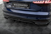 FOR AUDI - A4 S-LINE - B9 FACELIFT - REAR SPLITTER (WITH VERTICAL BARS) - V2