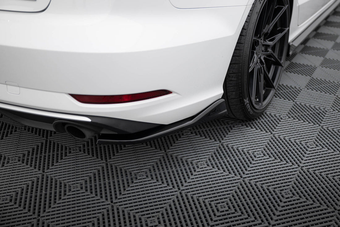 FOR AUDI - A3 SEDAN - 8V FACELIFT - REAR SIDE SPLITTERS - V1