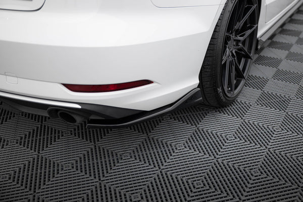 FOR AUDI - A3 SEDAN - 8V FACELIFT - REAR SIDE SPLITTERS - V1