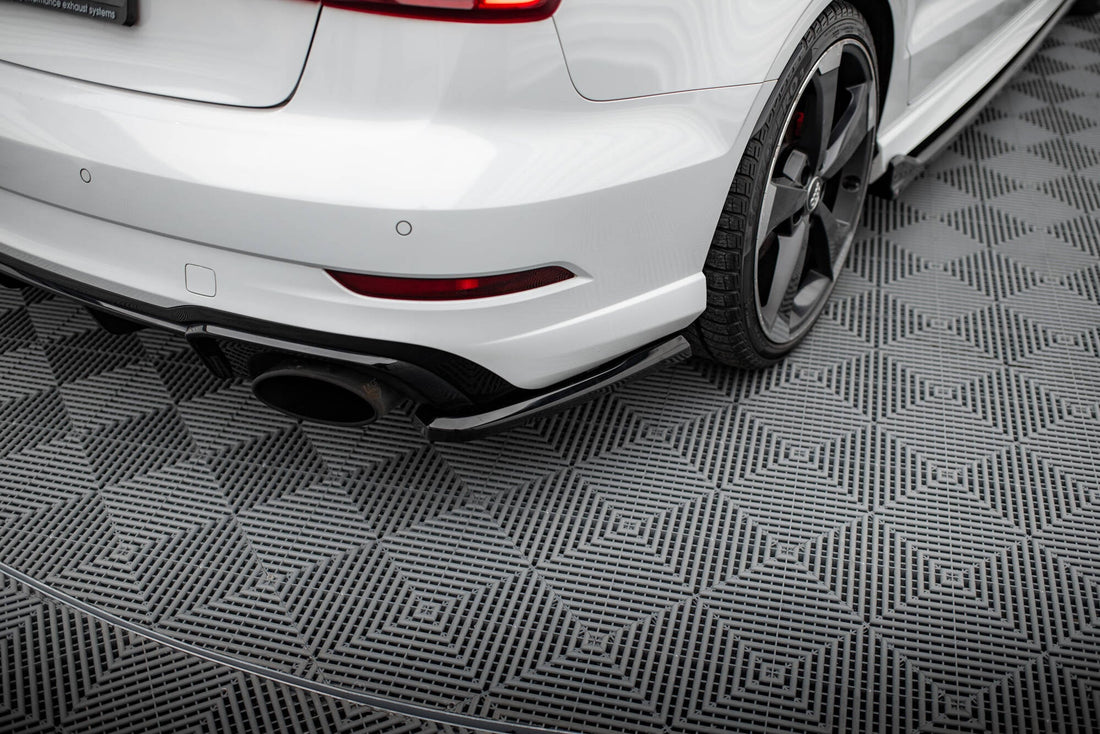 FOR AUDI - RS3 8V FACELIFT - SEDAN - REAR SIDE SPLITTERS - V2