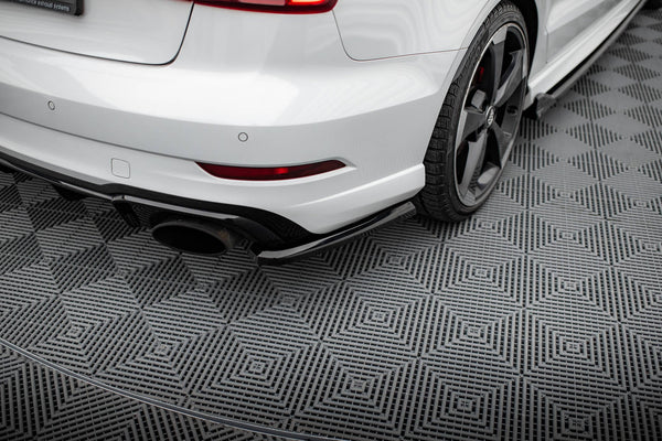 FOR AUDI - RS3 8V FACELIFT - SEDAN - REAR SIDE SPLITTERS - V2