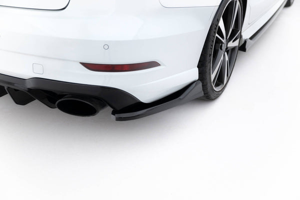 FOR AUDI - RS3 8V FACELIFT - SEDAN - REAR SIDE SPLITTERS - V5