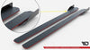 BMW - 4 SERIES - G22 - M-PACK - DURABILITY SIDE SKIRTS DIFFUSERS + WINGS