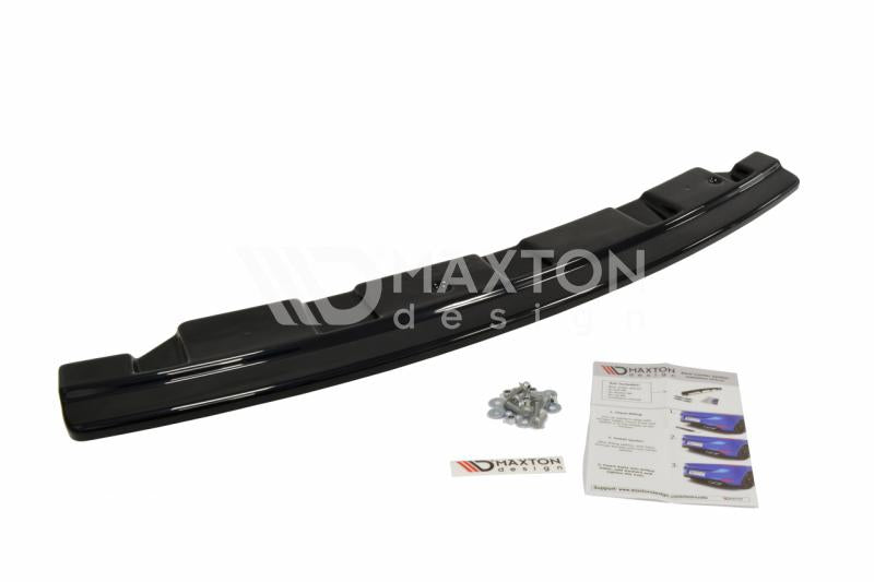 FOR BMW - 5 SERIES - F10 / F11 - M PACK - CENTER REAR SPLITTERS - WITHOUT VERTICAL BARS (FITS TWO SINGLE EXHAUST TIPS)