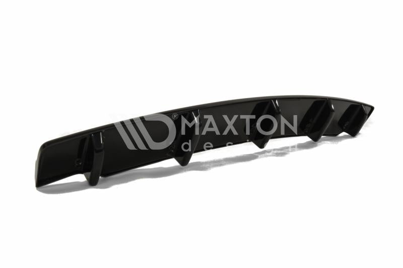FOR BMW - 5 SERIES - F10 / F11 - M PACK - CENTER REAR SPLITTERS - WITH VERTICAL BARS (FITS TWO SINGLE EXHAUST TIPS)