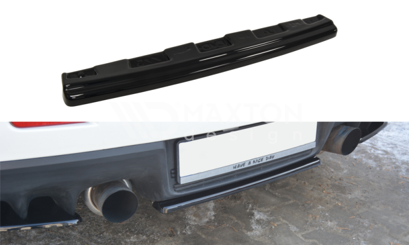 FOR MITSUBISHI - LANCER EVO X - CENTRAL REAR SPLITTER - WITHOUT VERTICAL BAR