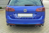Volkswagen - MK7 Golf R - Wagon - Central Rear Splitter - Without Vertical Bars