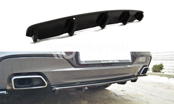 BMW - 6 Series - F06 - MPACK - Central Rear Splitter - With Vertical Bars