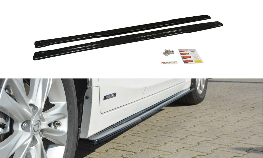 Side Skirts Diffusers suitable for Lexus CT Mk1 Facelift