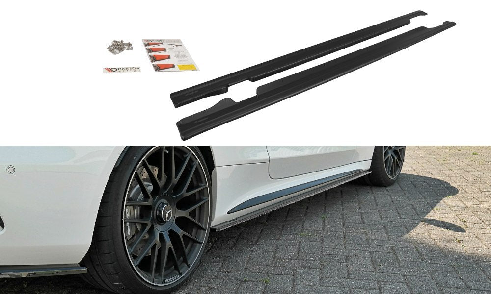 Side Skirts Diffusers suitable for Mercedes C-class C205 63AMG Coupe