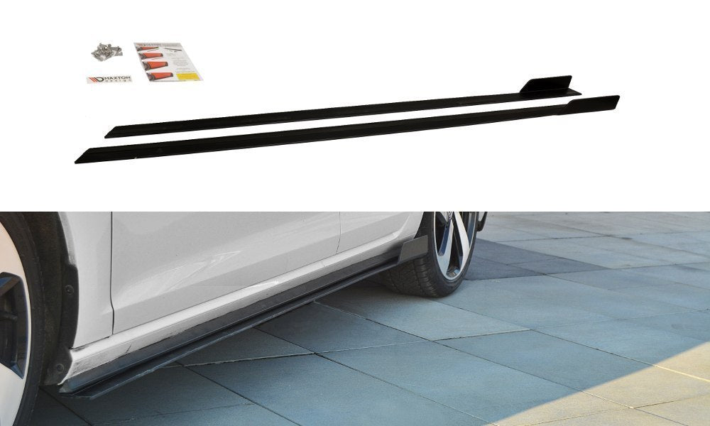 Racing Side Skirts Diffusers suitable for Volkswagen Golf Mk7 GTI (Facelift)