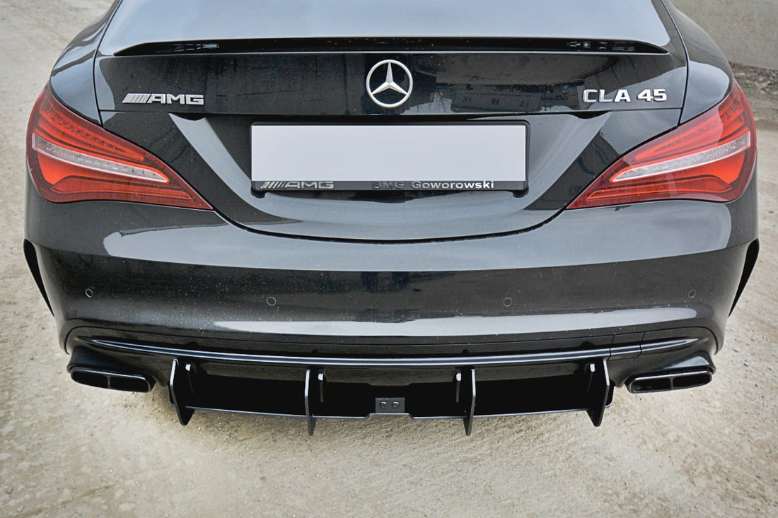 FOR MERCEDES - CLA - 45 AMG - C117 - RACING REAR DIFFUSERS - FACELIFT - V2