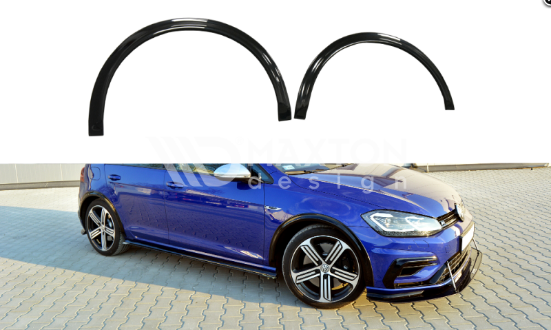 Fenders Extension suitable for Volkswagen Golf R / R-Line Mk7 Facelift