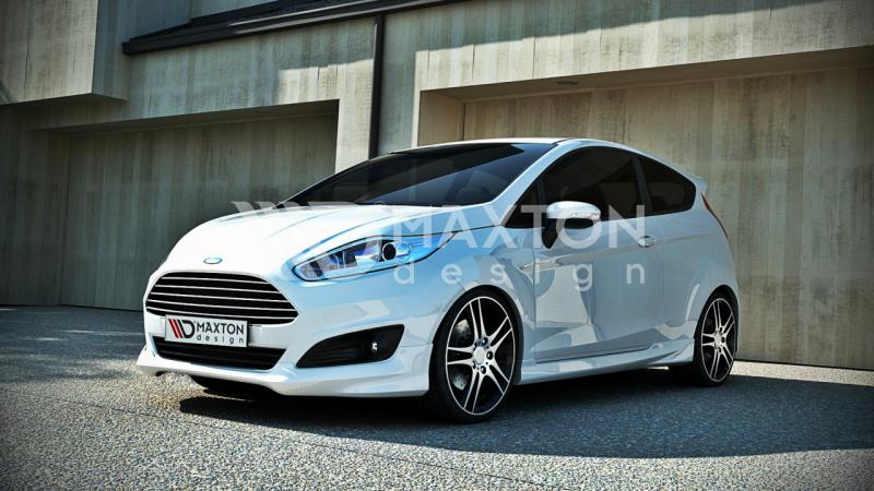 FOR FORD FIESTA - MK7 - FACELIFT - FRONT BUMPER SPOILER