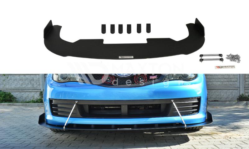 FOR SUBARU - IMPREZA MK3 - WRX / STI - 2009-2011 - FRONT RACING SPLITTER