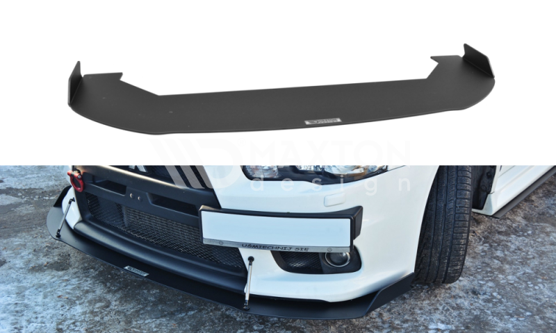 FOR MITSUBISHI - LANCER EVO X - FRONT RACING SPLITTER - V1