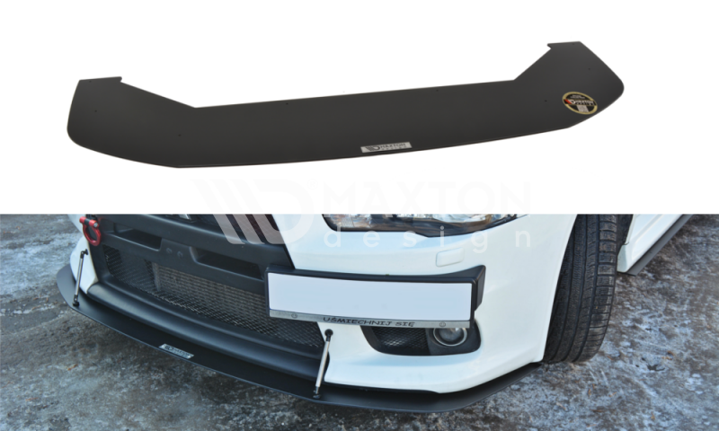 FOR MITSUBISHI - LANCER EVO X - FRONT RACING SPLITTER - V2