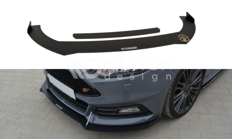 FOR FORD FOCUS - MK3 ST - FACELIFT - FRONT RACING SPLITTER - V2