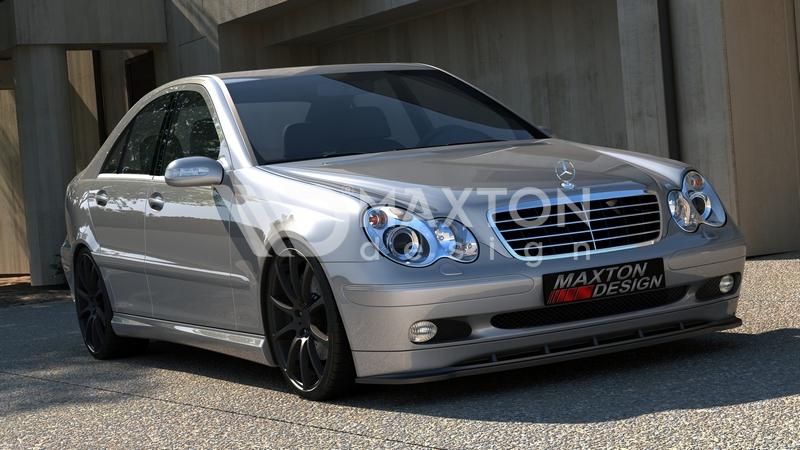 FOR MERCEDES - C-CLASS - W203 - FRONT SPLITTER - FOR STANDARD VERSION - 2000-2004