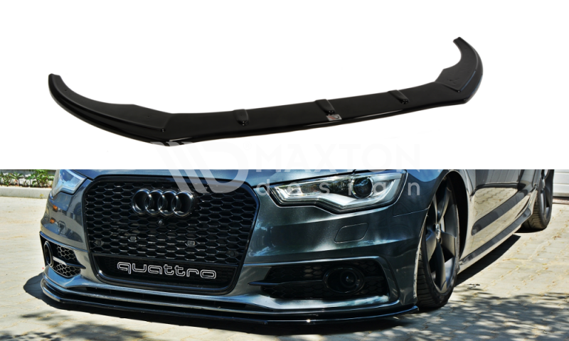 FOR AUDI - A6 C7 - S-LINE - FRONT SPLITTER - V1