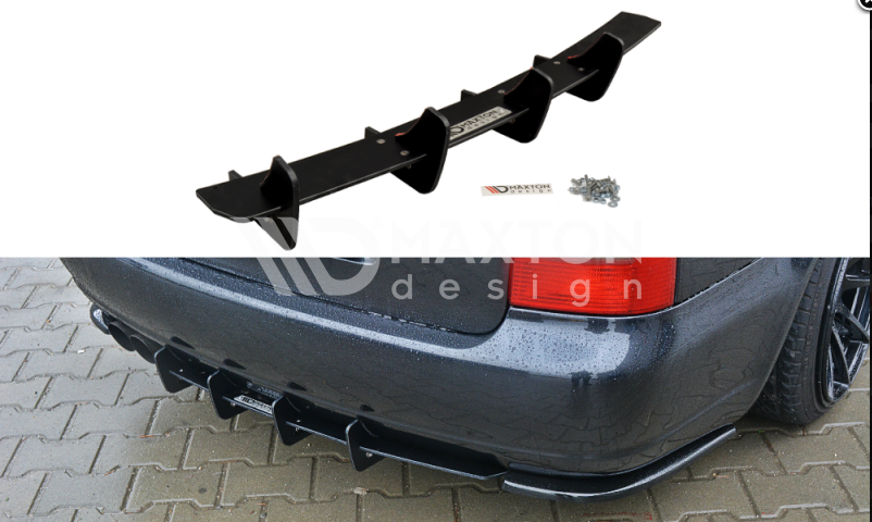 FOR AUDI - S4 B5 - REAR DIFFUSER - AVANT