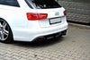 Audi - A6 C7 - S-Line - Rear Diffuser - Rear Side Splitters