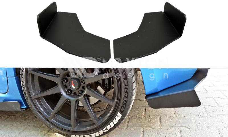 FOR SUBARU - IMPREZA MK3 - WRX / STI - 2009-2011 - REAR SIDE SPLITTERS