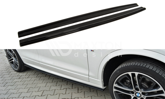 BMW - X4 F26 - M-PACK - Side Skirts Diffusers