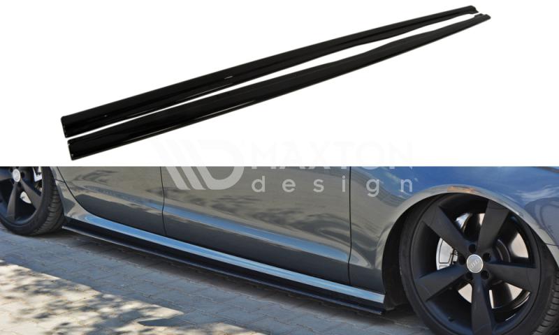 FOR AUDI - A6 C7 - S-LINE - SIDE SKIRTS DIFFUSERS