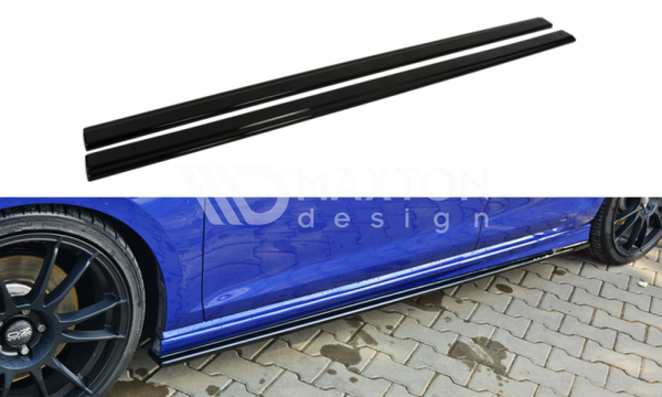 FOR VOLKSWAGEN - MK7 GOLF R - SIDE SKIRTS DIFFUSERS - HATCHBACK / WAGON