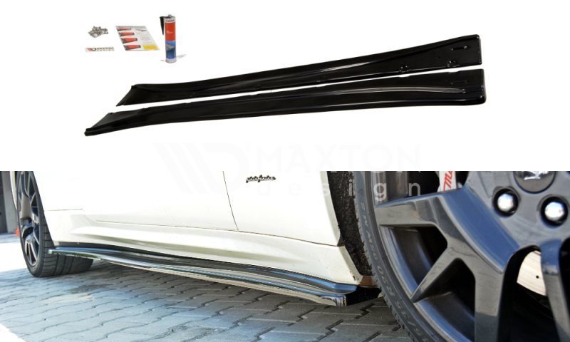 FOR MASERATI - GRANTURISMO - 2007-2011 - SIDE SKIRTS DIFFUSERS