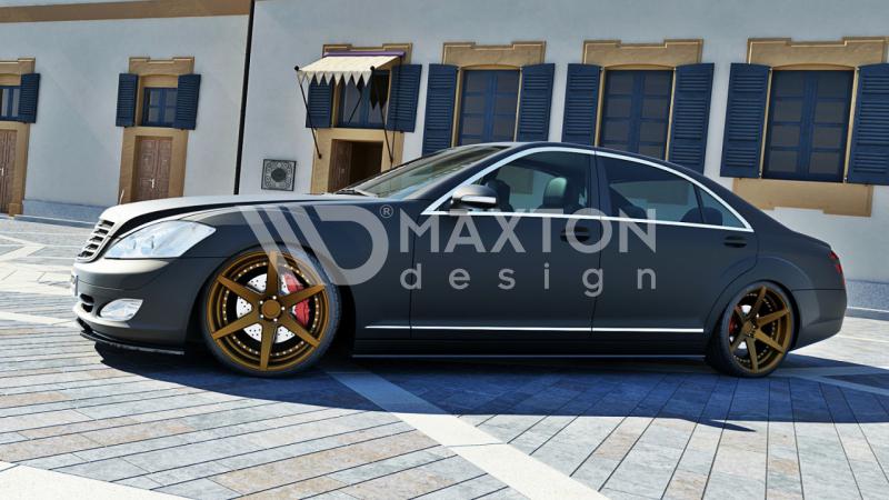 Side Skirts Diffusers suitable for Mercedes S-CLASS W221 LONG