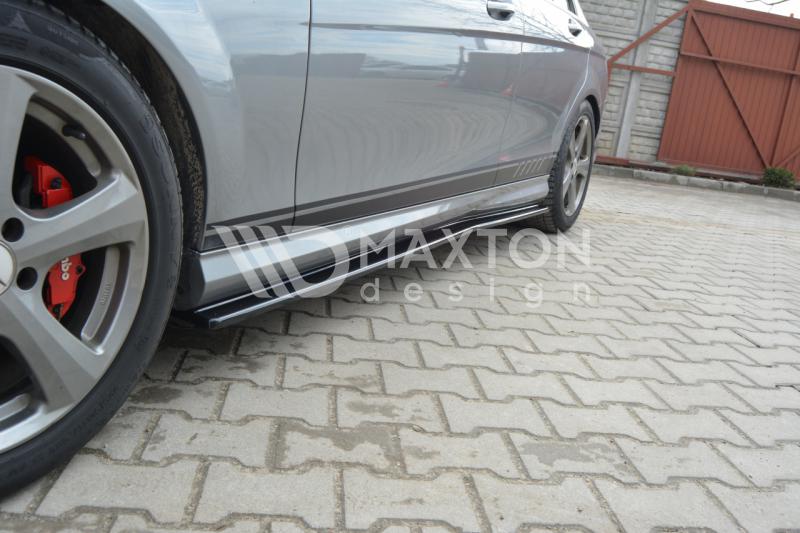 Side Skirts Diffusers suitable for Mercedes-Benz C Sedan / Estate AMG-Line W204 / S204